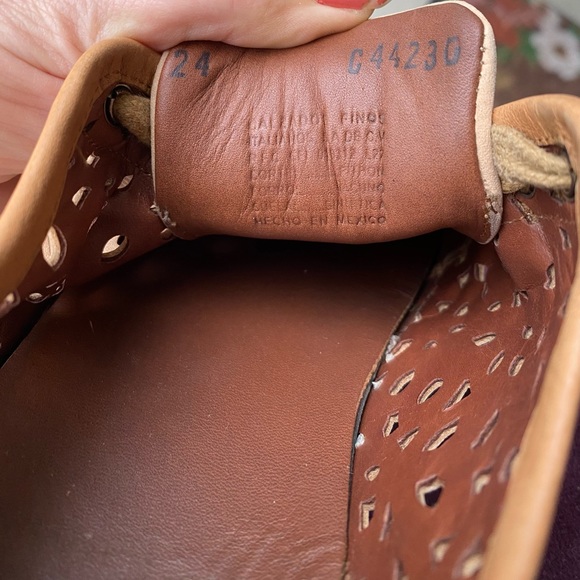 Franco Cuadra Brown casual Women's Python Snakeskin Leather Sneakers US 7-71/2 - Picture 4 of 15